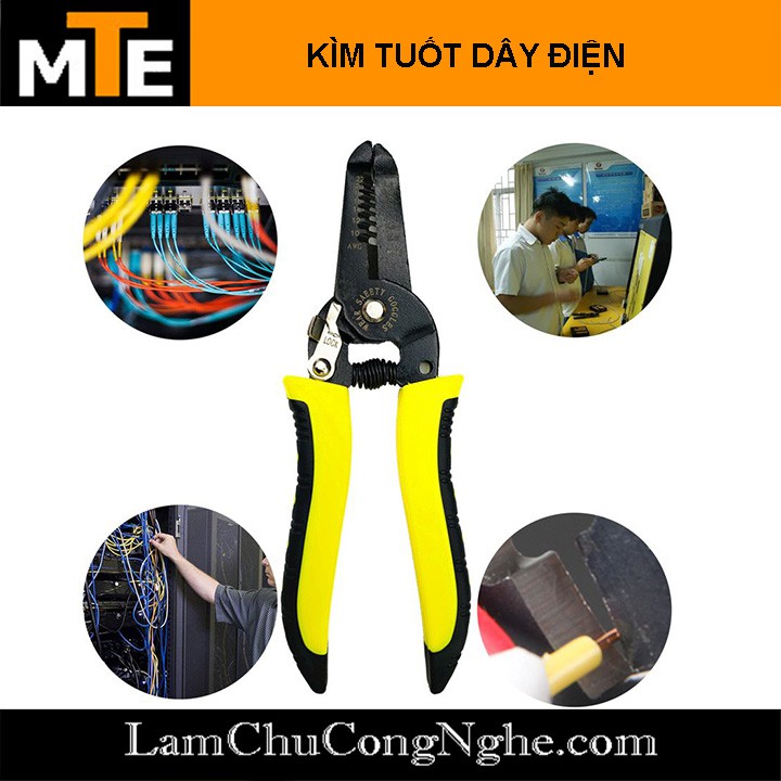 Kìm cắt - tuốt dây điện chuyên dụng HULI 7021