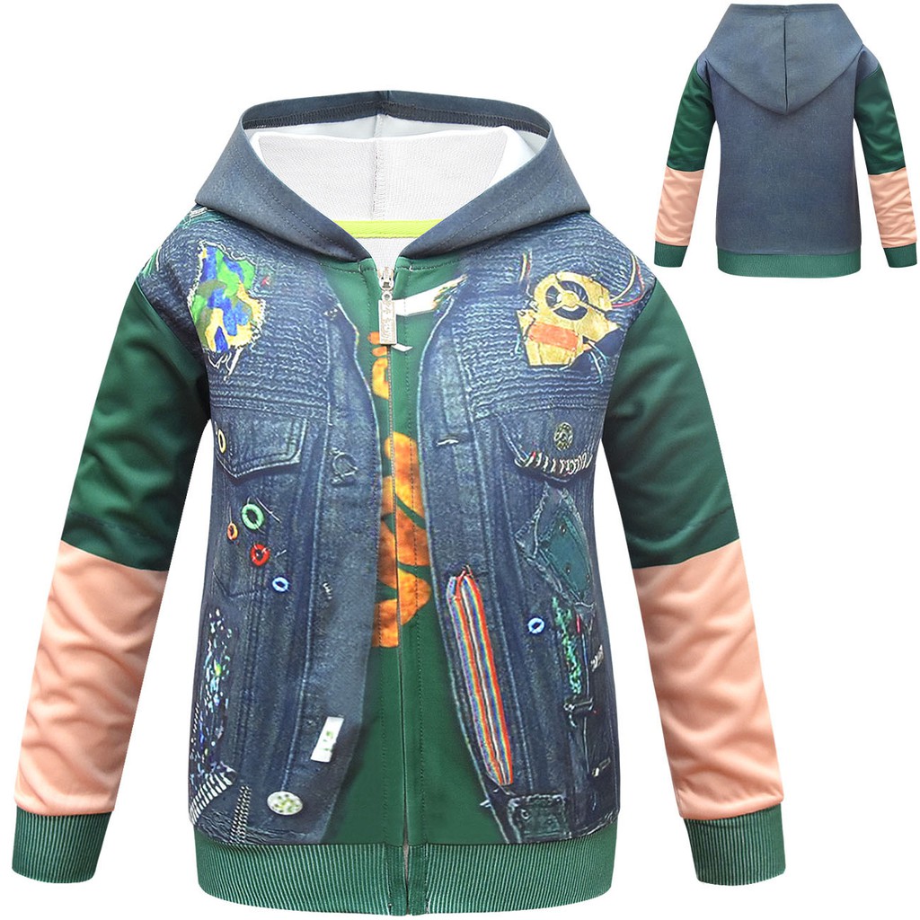 Áo Khoác Hoodie Khóa Kéo In Hình Game Minecraft Thời Trang Mùa Xuân 2020 Cho Bé Trai