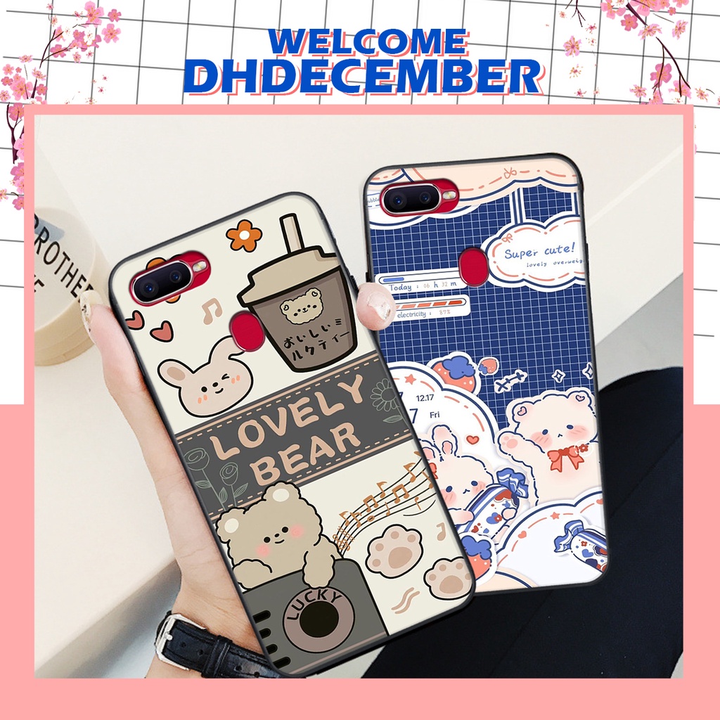 Ốp lưng Oppo A5S / A7/ F9  / A12 in hình nice ,good luck happy ốp xinh viền dẻo đẹp chất