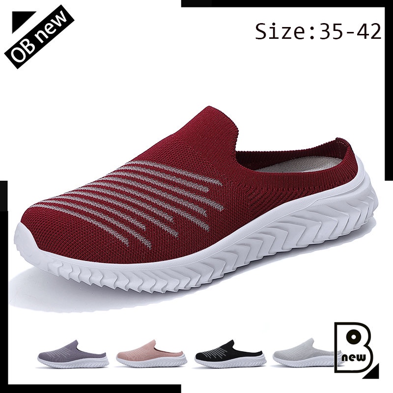 【ob - new】Giày Lười Đế Bệt Thời Trang 2022 Dành Cho Nữ / Size 35-42