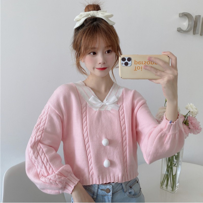 NRVP Áo Sweater Dài Tay Phong Cách Hàn Quốc Sành Điệu Dành Cho Nữ