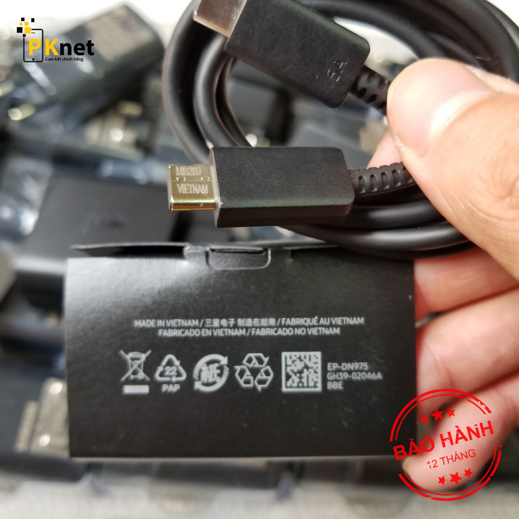 Cáp sạc 5A Samsung CHÍNH HÃNG [dùng cho Note 10 Plus, S20 Ultra, S22 Plus, S22 Ultra, Tab S7 Series, Tab S8 Series]
