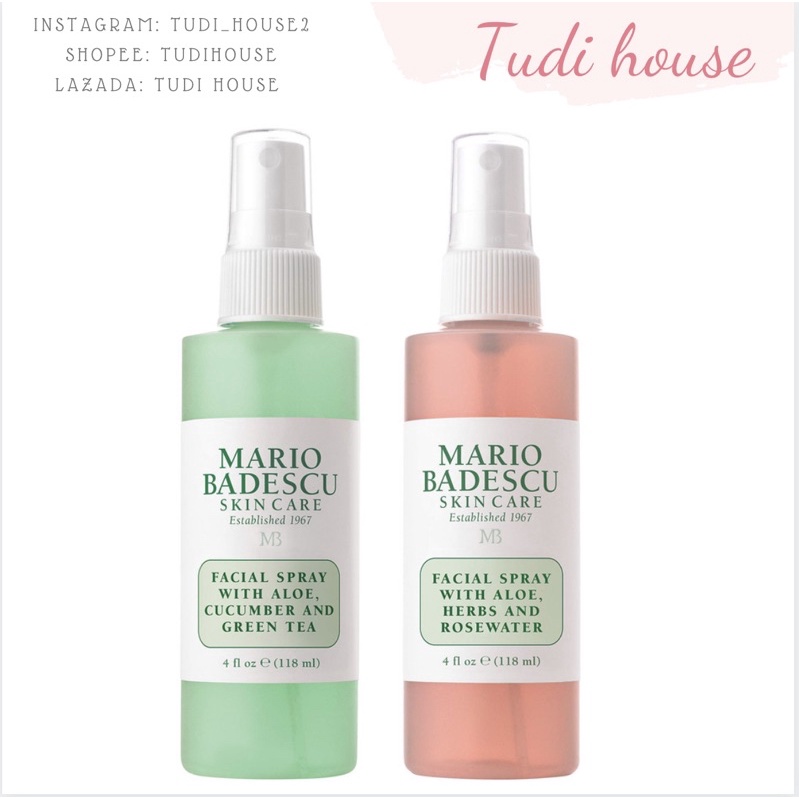 Toner dạng xịt Mario Badescu Facial Spray