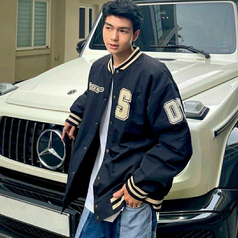 Áo khoác dù nam nữ form rộng Unisex 2 lớp Chống Nắng Siêu Hot ulzzang Jacket Bomber 02