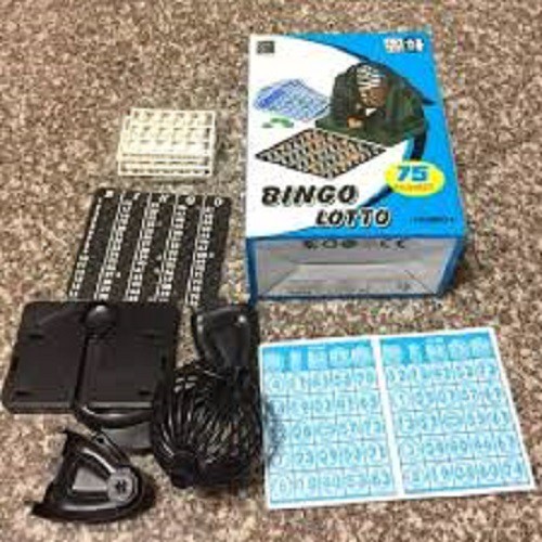 BỘ ĐỒ CHƠI LỒNG QUAY LÔ TÔ 75 SỐ BINGO