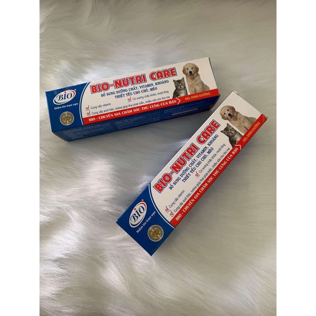 Gel dinh dưỡng cho chó mèo Bio nutri care 100gr