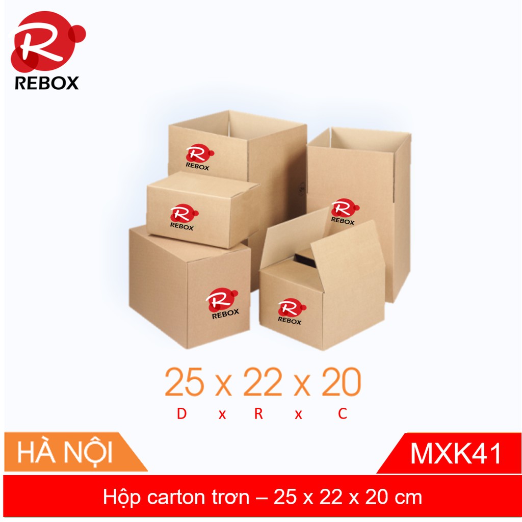 Hộp 25x22x20 cm - Combo 50 hộp giá rẻ