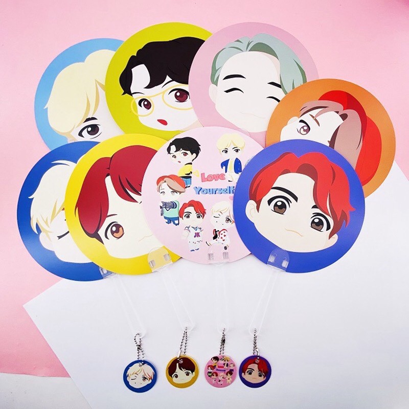 [BT21-003] Quạt cầm tay BTS chibi và BT21