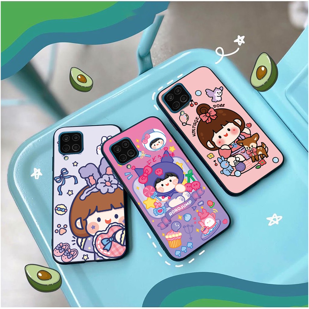 ỐP LƯNG SAMSUNG A12-SAMSUNG A22 4G 5G IN HÌNH BÉ GÁI SIÊU CUTE-GIÁ RẺ