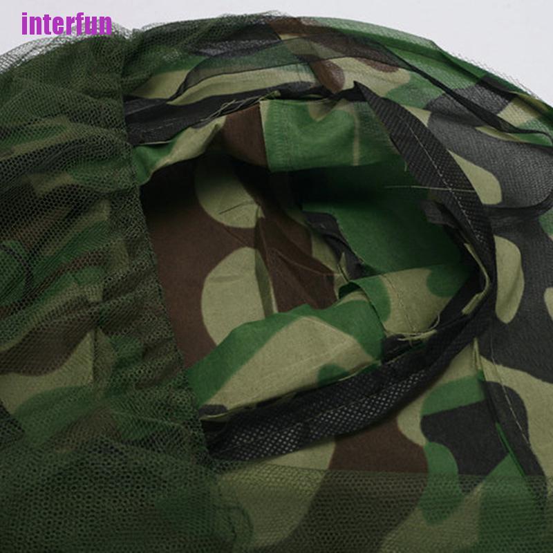 Mũ lưới trùm đầu bảo vệ mặt chống muỗi và côn trùng khi đi du lịch