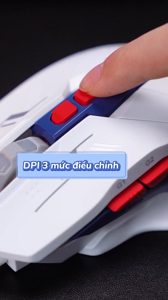 Chuột gaming máy tính có dây Yindiao INPHIC W9 GUNDAM click silent chống ồn DPI 4000 cho gamer và dân văn phòng | BigBuy360 - bigbuy360.vn