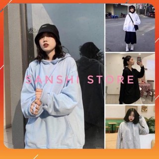 Áo khoác nỉ trơn ♥ freeship ♥ áo khoác hoodie trơn unisex nam nữ - knt01