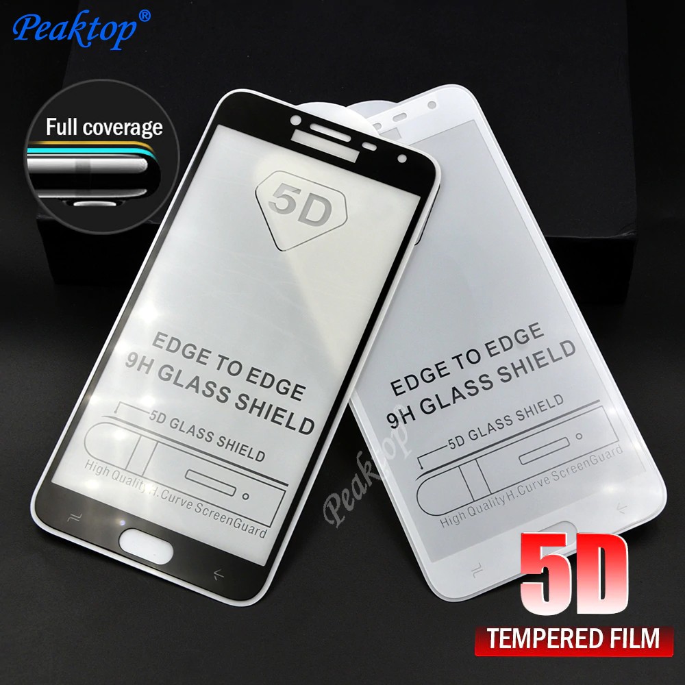 Miếng dán 5D Full màn cho Samsung Galaxy J4 - Đen