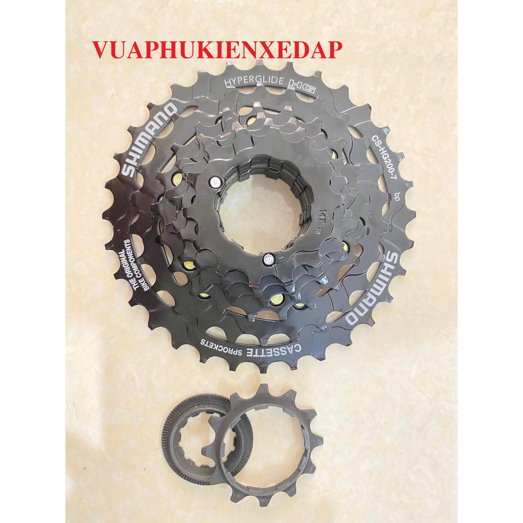 Líp thả 7 Tầng Shimano CS-HG200 28-32T