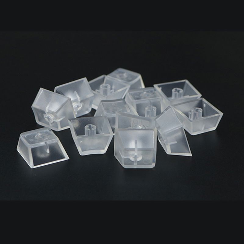 Set 10 Nút Bàn Phím Cơ Bằng Nhựa Abs Trong Suốt Nhám Cho Bàn Phím Cơ Cherry Gateron Switch