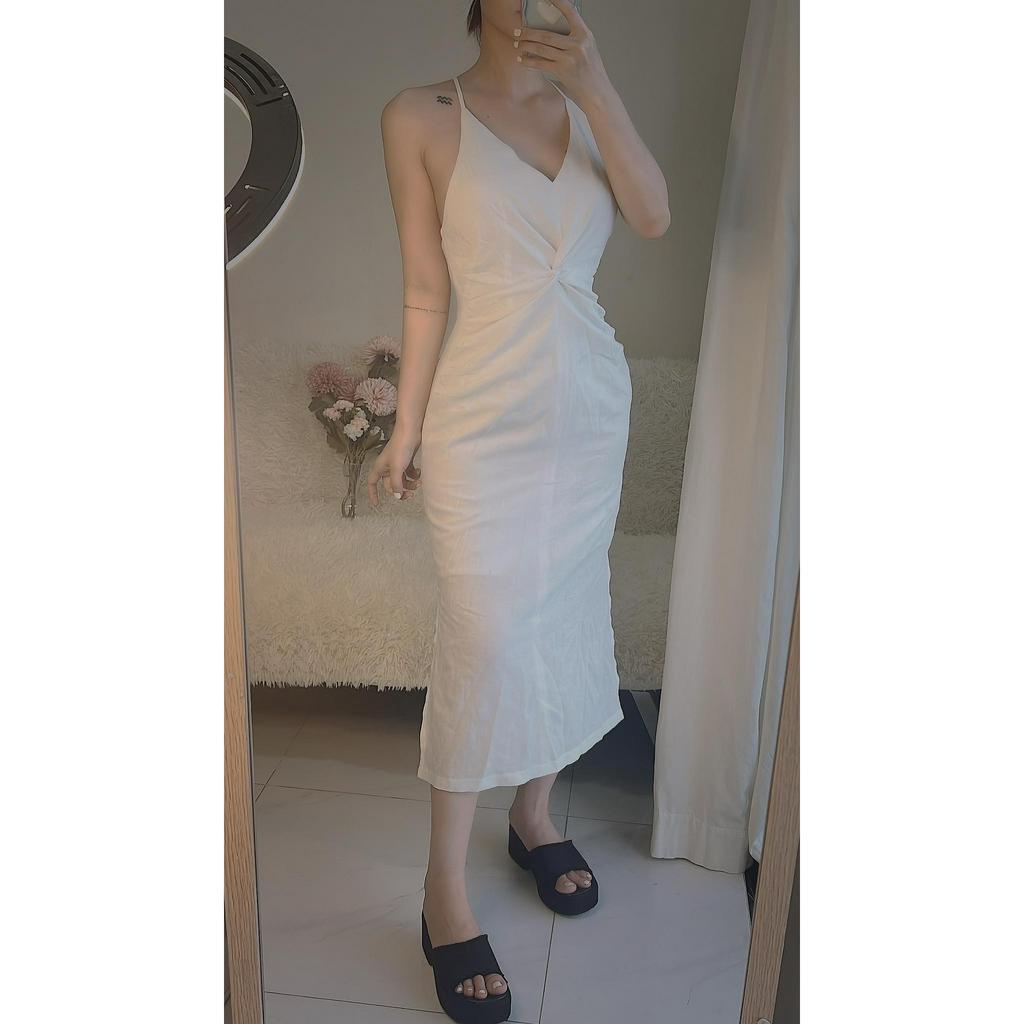 Đầm 2 dây đan chéo