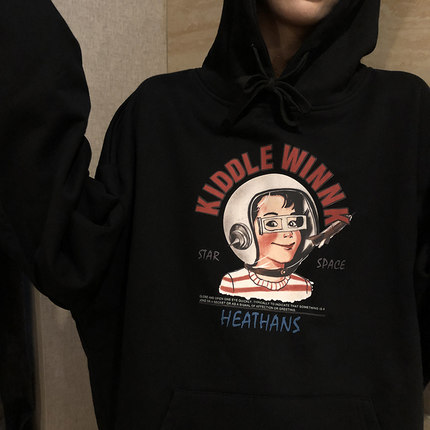 Áo hoodie dáng rộng in họa tiết thời trang cho nữ | BigBuy360 - bigbuy360.vn