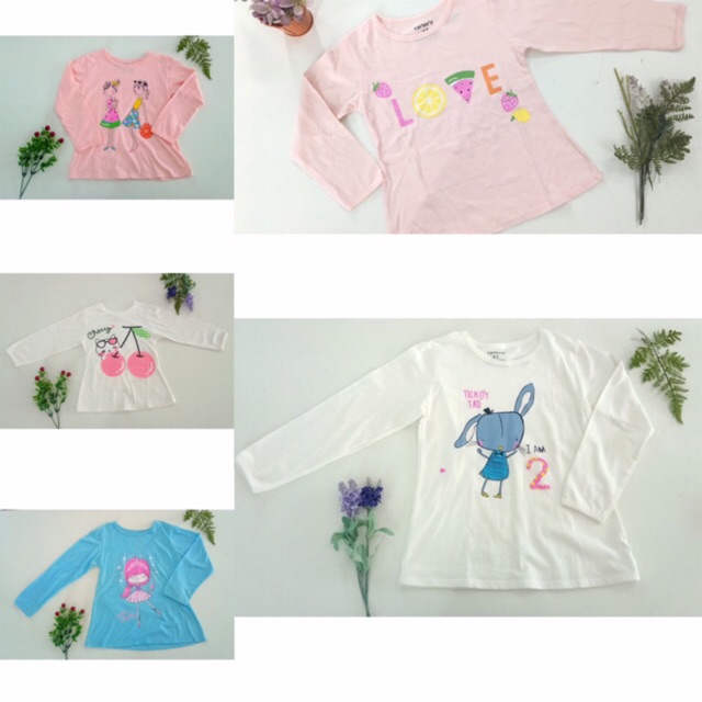 Áo Thu Đông Carter's LITIBABY Thời trang trẻ em dành cho bé gái size 1-8 tuổi