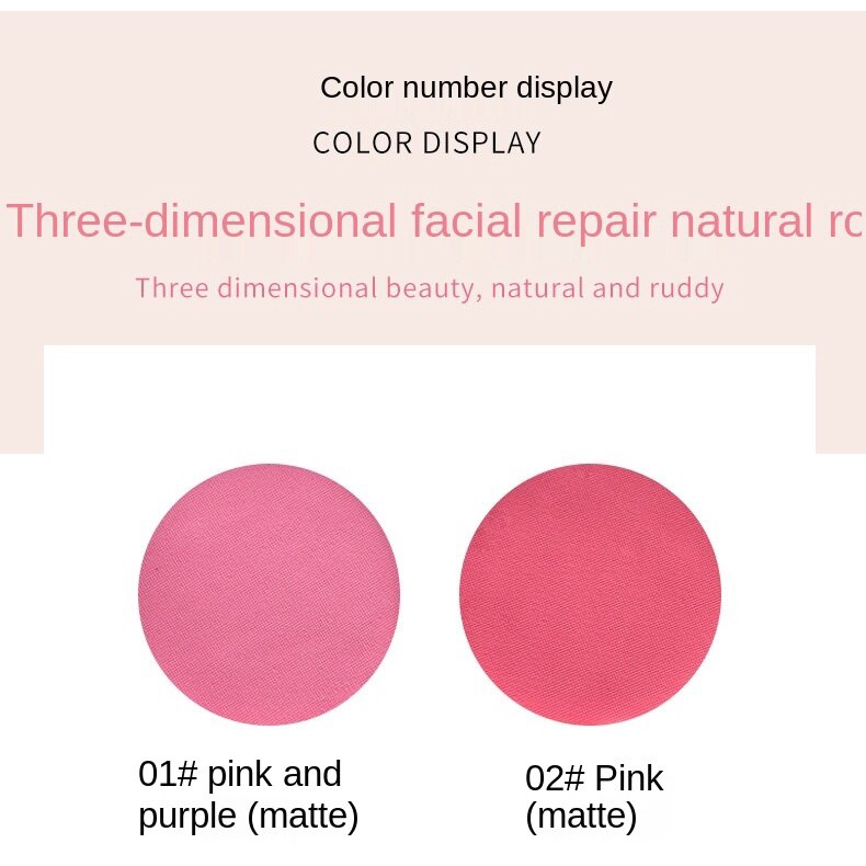 [Hàng mới về] Phấn má 6 màu sắc tùy chọn trang điểm đa năng tiện dụng | BigBuy360 - bigbuy360.vn