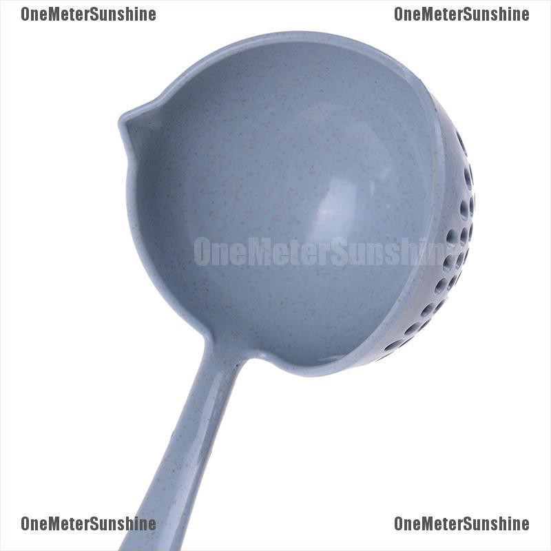 Muỗng lọc múc canh 2 trong 1 cán dài chuyên dùng