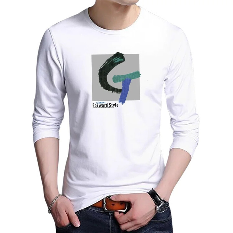 Áo T shirt nam dài tay in hình cá tính thời trang thu đông nam