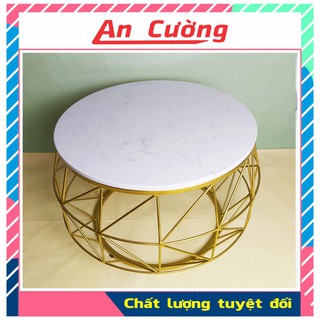 Bàn trà sofa tròn kính cường lực💖𝑭𝑹𝑬𝑬𝑺𝑯𝑰𝑷💖Bàn trà sofa phòng khách An Cường sang trọng