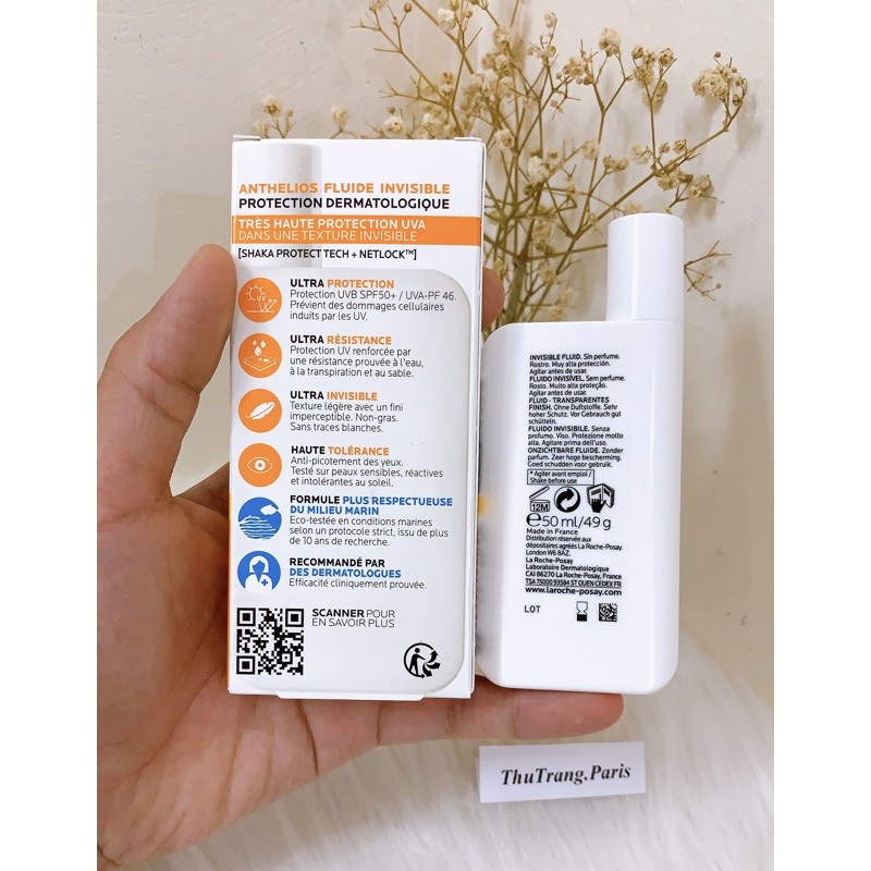 Kem Chống Nắng La Roche Posay Anthelios Shaka Fluid SPF 50+