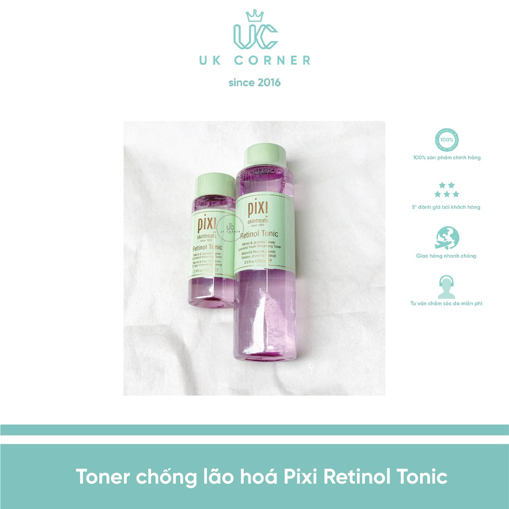 Toner tẩy da chết Pixi Tonic