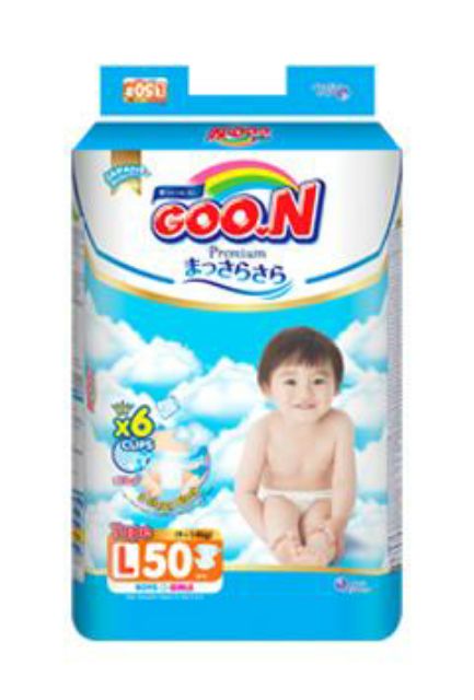 [không Quà][Mẫu mơi]Tã Goon Premium Dán Và Quần Đủ Size NB70/S64/M60