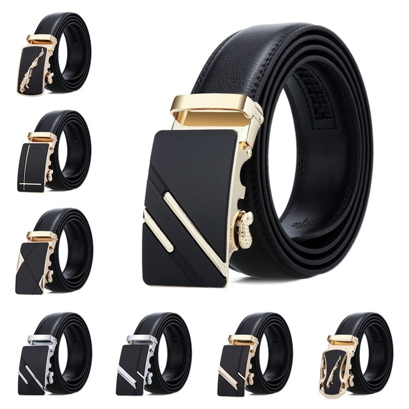 Khóa Thắt Lưng Da Pu 3.5cm Chất Lượng Cao Cho Nam