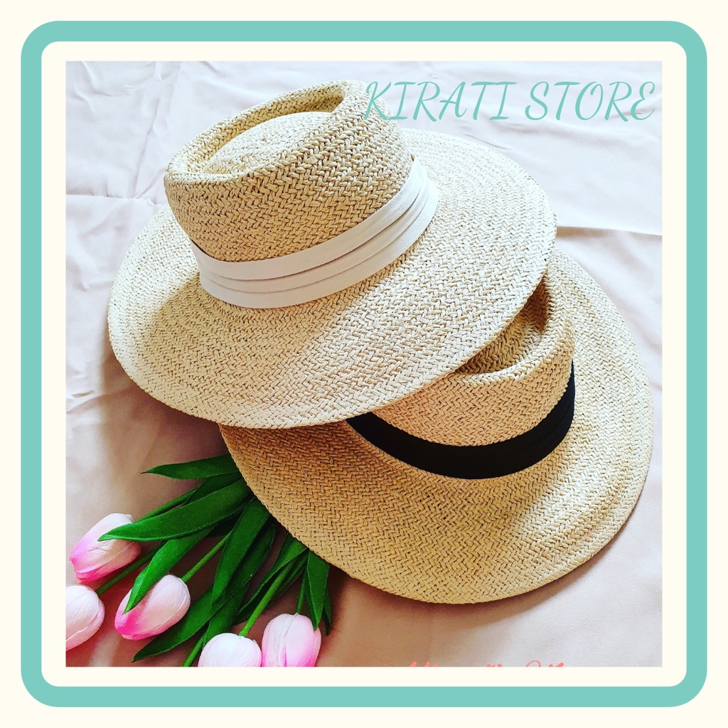 (ẢNH THẬT SHOP CHỤP) Nón cói đi biển, mũ đi biển hot nhất mùa hè CÓ HỘP CHỐNG GÃY FORM(CAM KẾT HÀNG ĐÚNG NHƯ HÌNH)