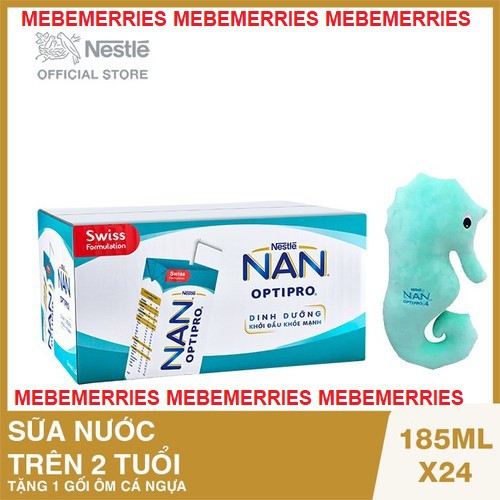 Thùng 24 hộp sữa dinh dưỡng pha sẵn NESTLE NAN RTD OPTIPRO 180ml/hộp