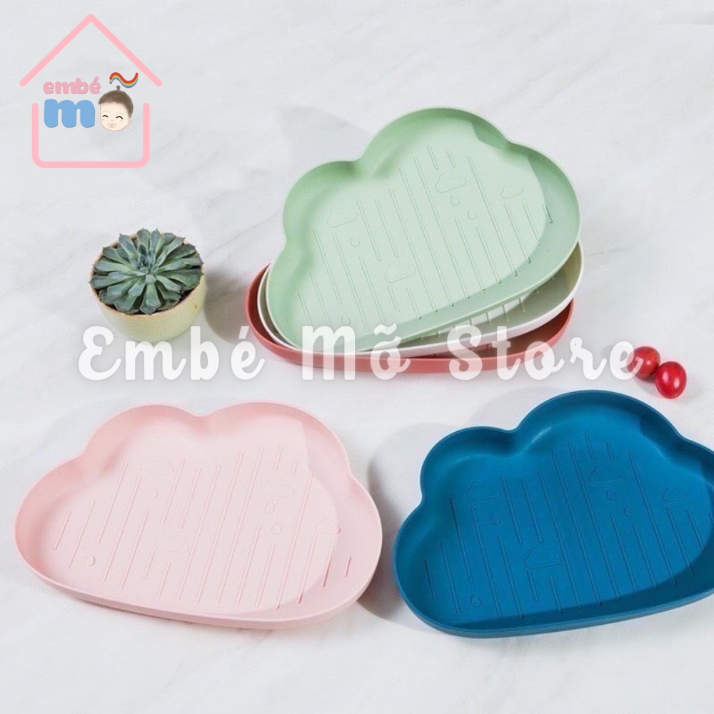 KHAY ĂN DẶM HÌNH ĐÁM MÂY - Embé Mỡ