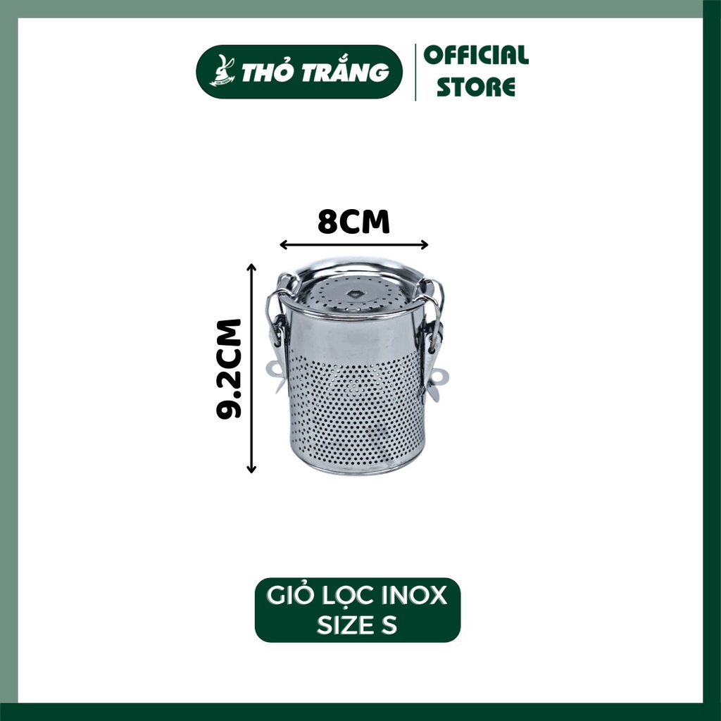 Giỏ đựng gia vị, giỏ lọc gia vị nhúng nồi phở inox cao cấp 304 không gỉ