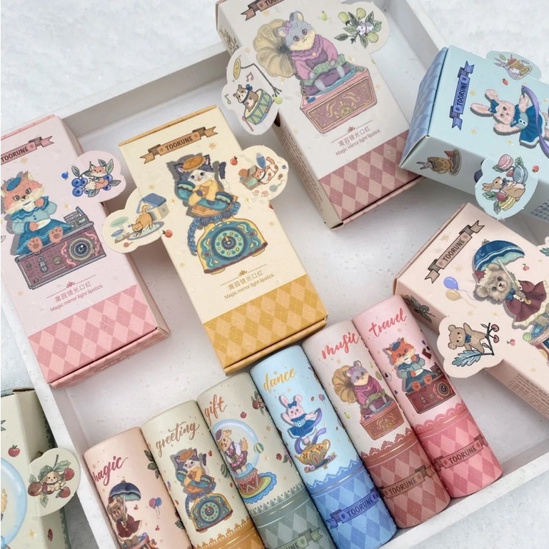 [2022Hàng mới về]son môi bóng TOORUNE New Magic Garden Ẩm Lâu Trôi Không Thấm Nước Tráng Gương