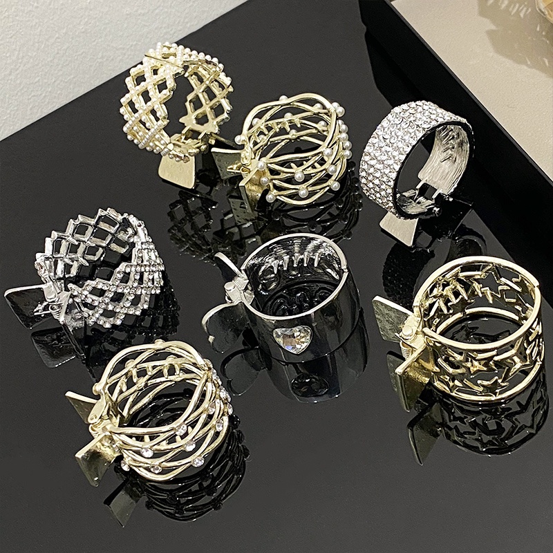 Kẹp Tóc Đuôi Ngựa Kim Loại