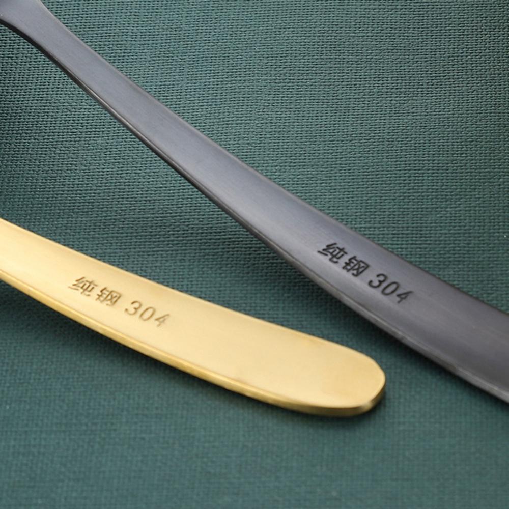 MOCHO Muỗng Súp Bằng Thép Không Gỉ 304 Cao Cấp Tiện Lợi Dễ Sử DụngBộ Dụng Cụ Bàn Ăn Muỗng Hoa Hồng