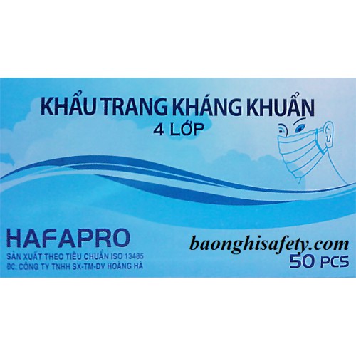 Khẩu trang y tê 4 lớp Hafapro