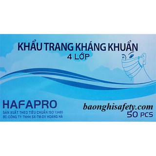 Khẩu trang y tê 4 lớp Hafapro