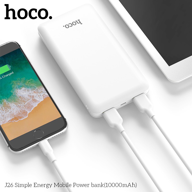 Sạc Dự Phòng hoco. J26 10000mah Tiện Dụng Dễ Mang Theo