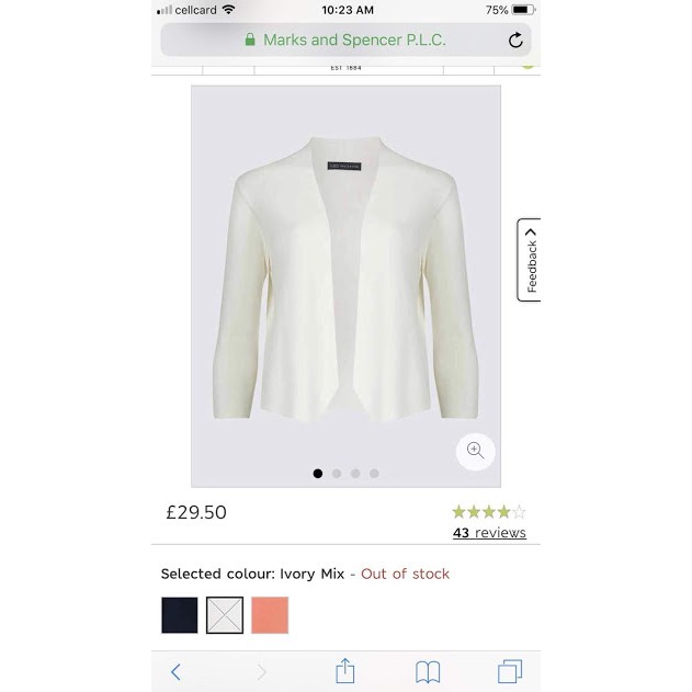 Áo khoác len tay lỡ Marks and Spencer | BigBuy360 - bigbuy360.vn