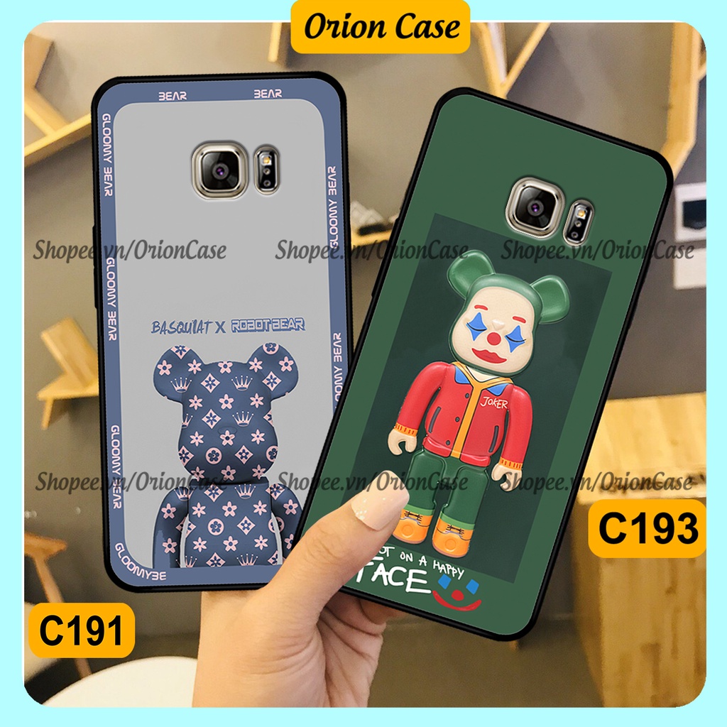 Ốp lưng Samsung Note 5 - S6 - S6 Edge - S7 - S7 Edge in hình bearbrick 3D thời trang, cá tính. ốp chống sốc, bền đẹp
