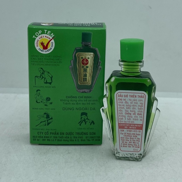 Dầu gió xanh Thiên Thảo 12ml