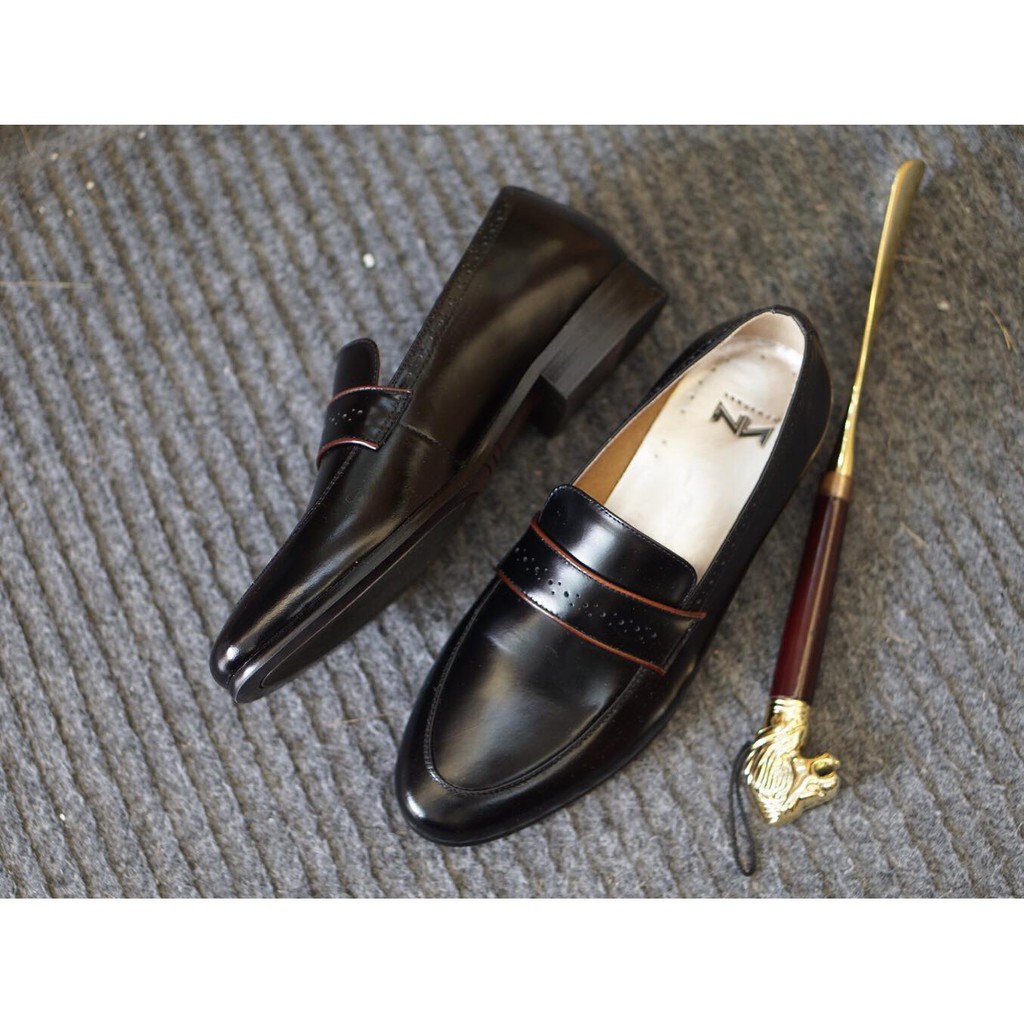 GIÀY DA NAM - DA BÒ THẬT 100% NS051d