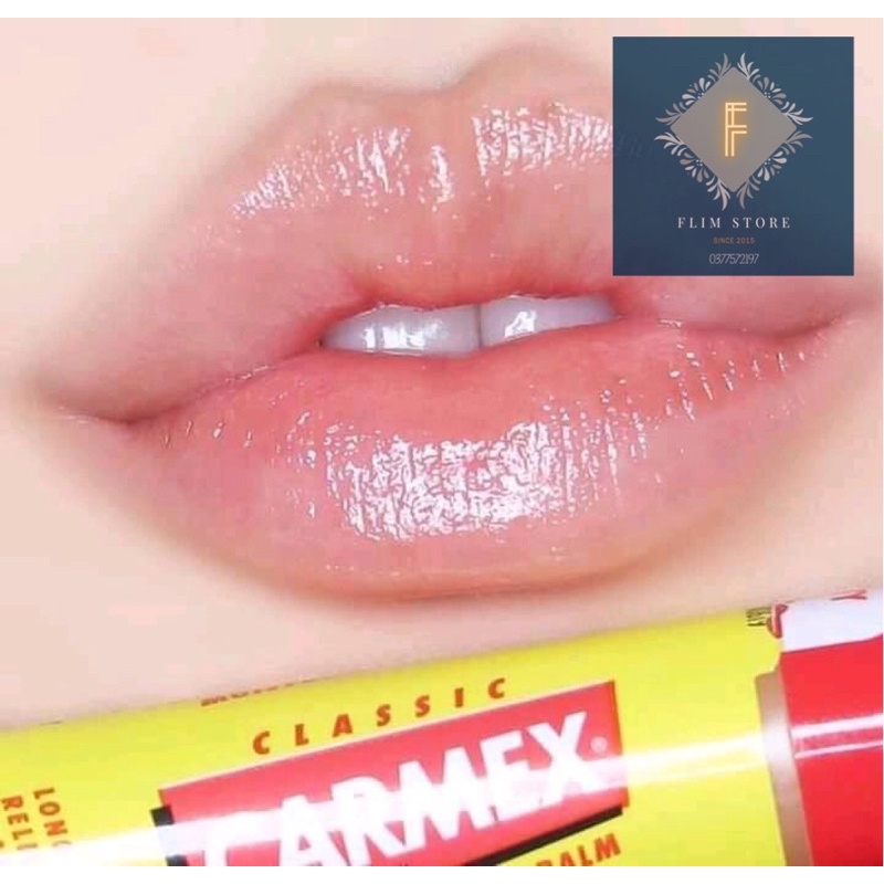 SON DƯỠNG MÔI CARMEX MEDICATED CLASSIC LIP BALM DƯỠNG MÔI , không mùi Làm dịu, dưỡng ẩm