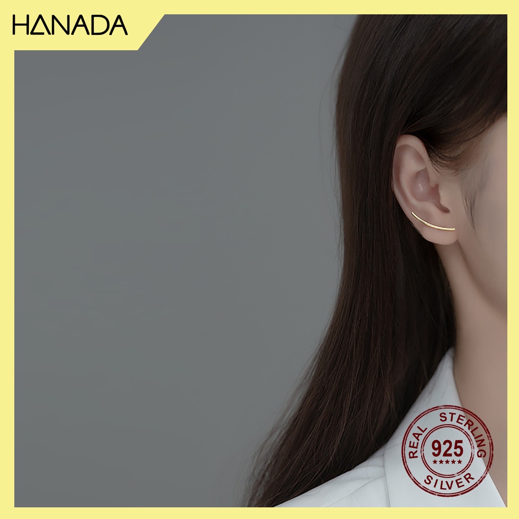 Bông Tai Bạc 925 Hanada 0803 C6