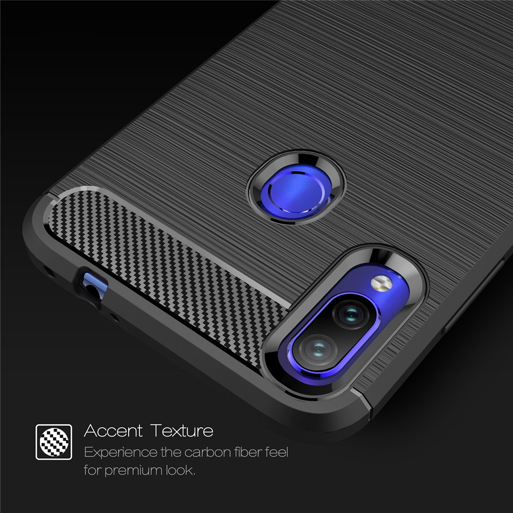 Ốp Lưng Sợi Carbon Siêu Mỏng Chống Sốc Cho Xiaomi Redmi Note 7 7s Pro 7a 01ls