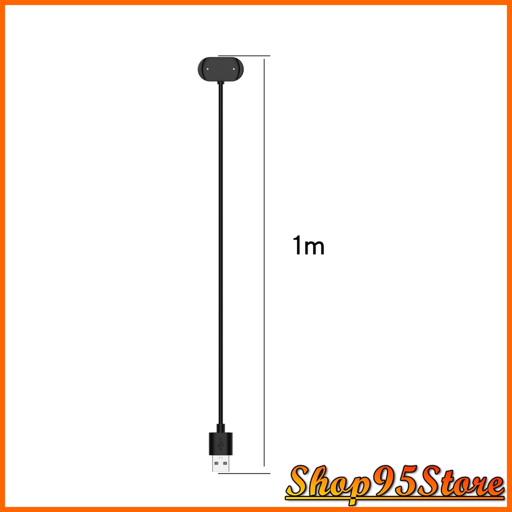 1M Dây Cáp Sạc USB Cho Amazfit GTR 3 Pro GTR3 GTS3 Sạc Dành Cho GTR2 GTR2e Bip U T-rex Pro GTR 3 GTS 3 Từ Dock Sạc