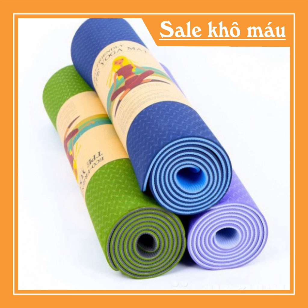 THẢM TẬP YOGA CAO CẤP 2 LỚP 6MM ( KHÔNG KÈM TÚI)