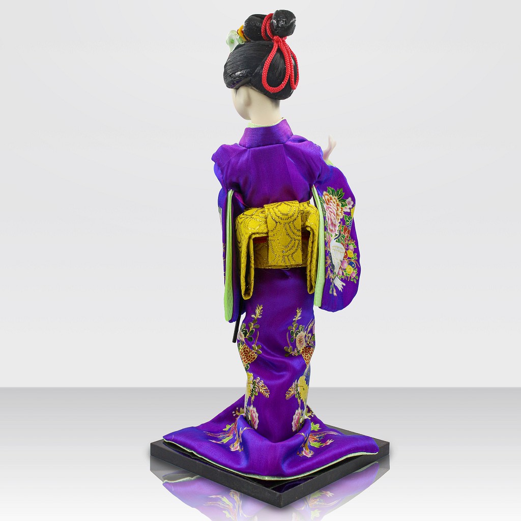 KHO-HN * Búp bê Geisha cao 30cm trong trang phục truyền thống Nhật Bản với sáo trúc - Y05 (ảnh thật)
